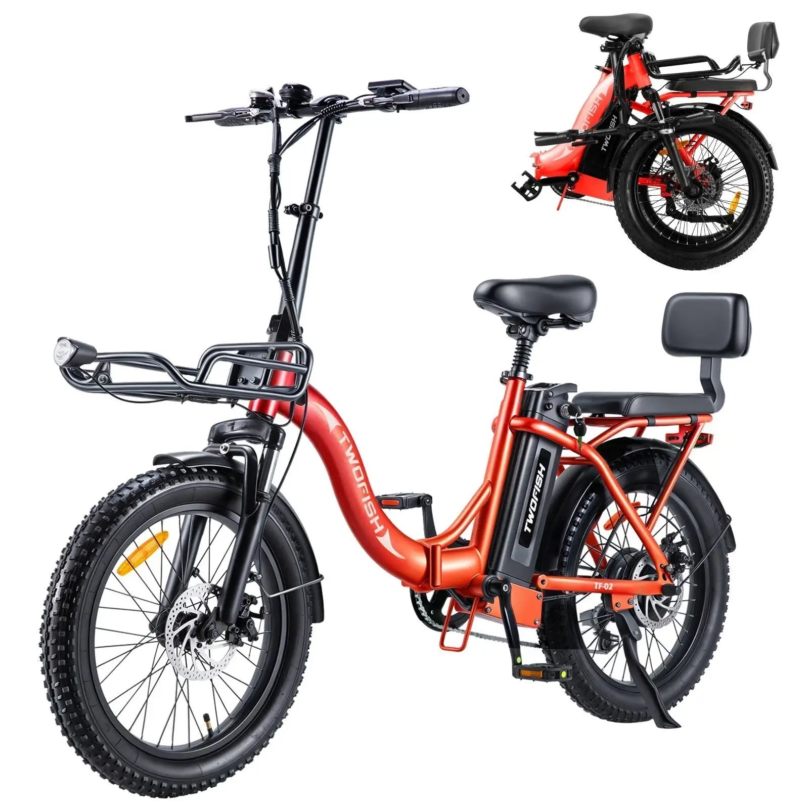 TWOFISH TF2 Electric Bike 20" Folding Electric Bikes