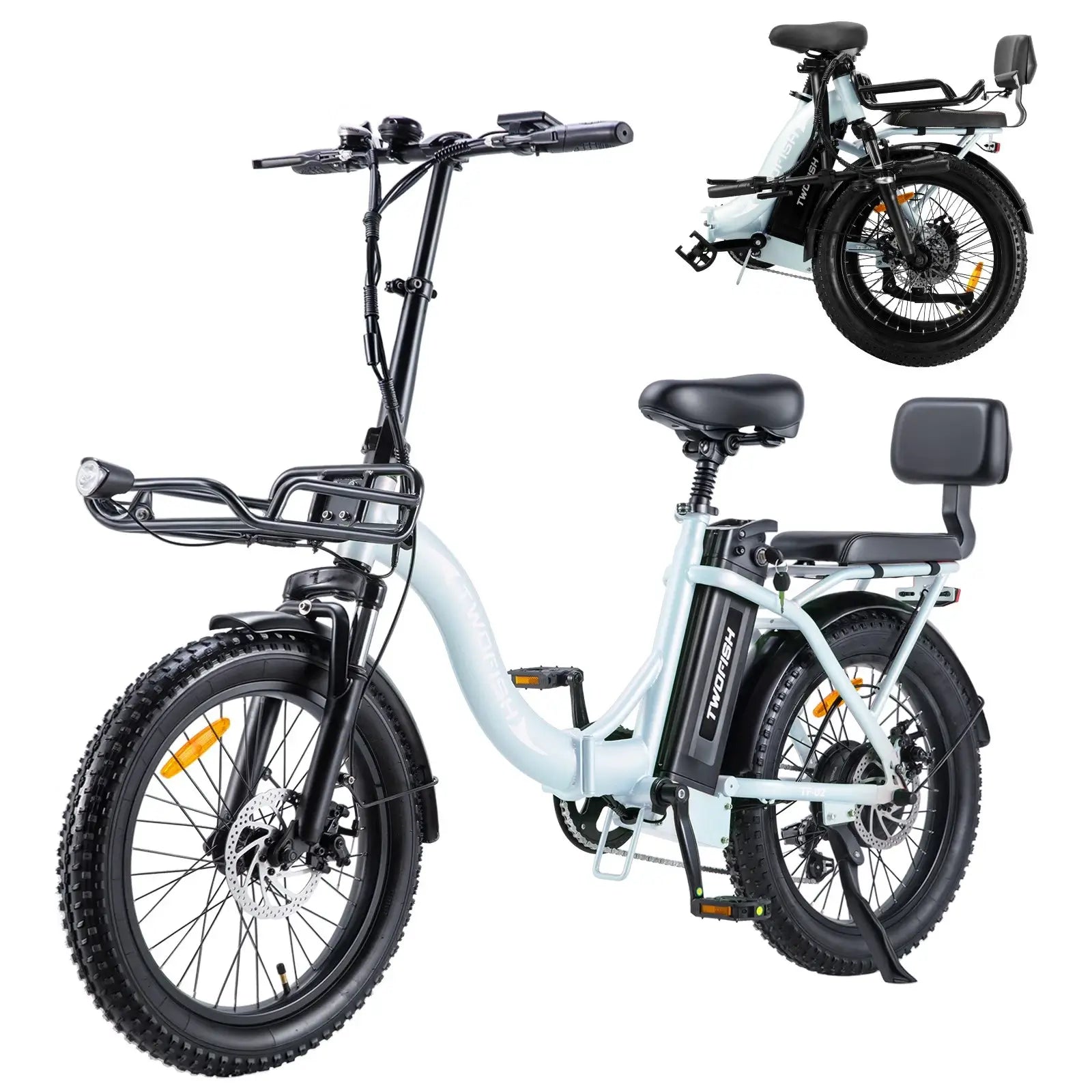 TWOFISH TF2 Electric Bike 20" Folding Electric Bikes