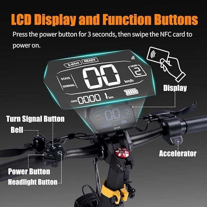 TWOFISH V2 MAX 10in Foldable Off Road Electric Scooter